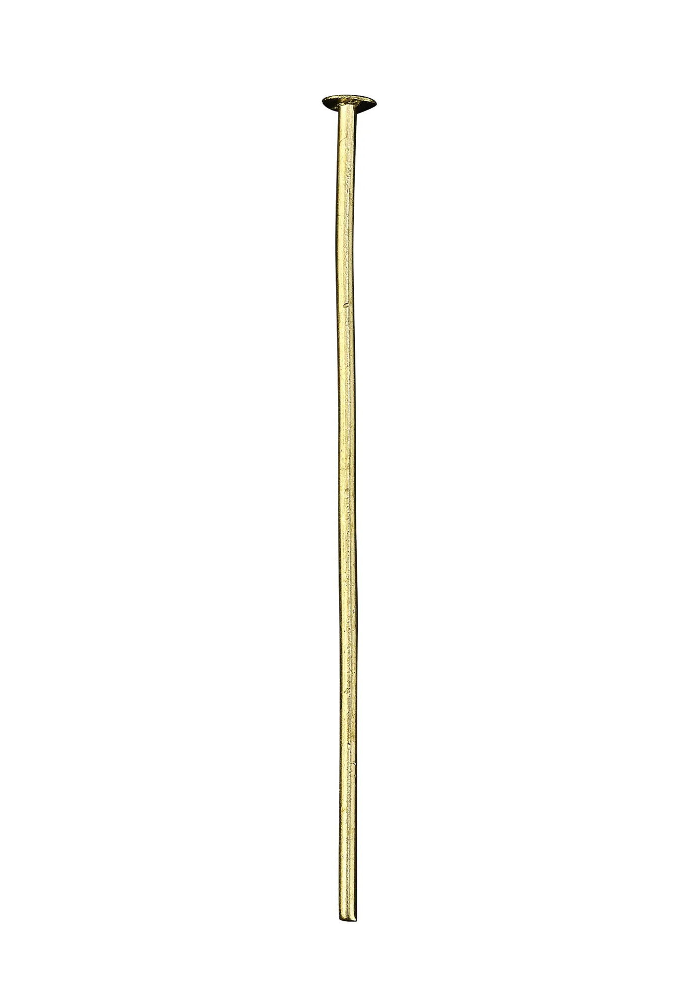 Flat Head Pins 40mm Gold C90015  Diyas Crystal Pin